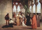 Francesco Hayez The Parting of the Two Foscari Spain oil painting artist